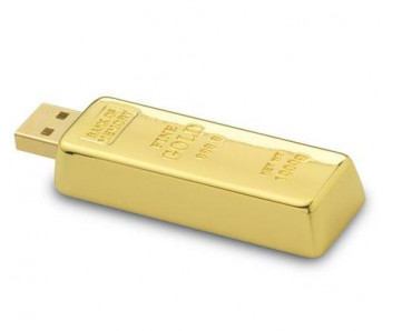 Goldbarren USB
